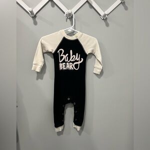 The lazy one baby bear pjs